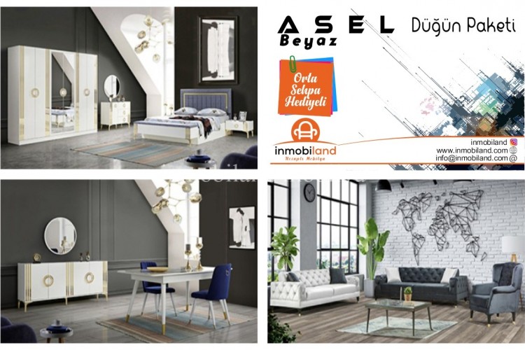 Asel Beyaz Düğün Paketi