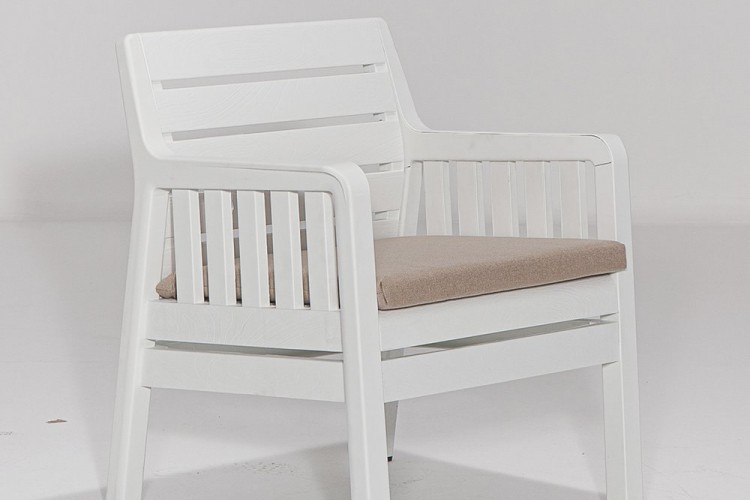 Lara Beyaz Rattan 2+1+1+Sehpa