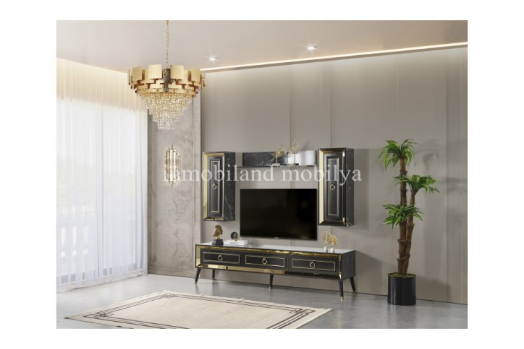 Elit Gold-Siyah Yemek Odası