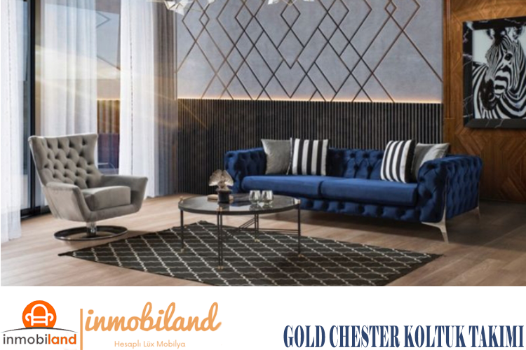 Gold Chester Koltuk Takımı