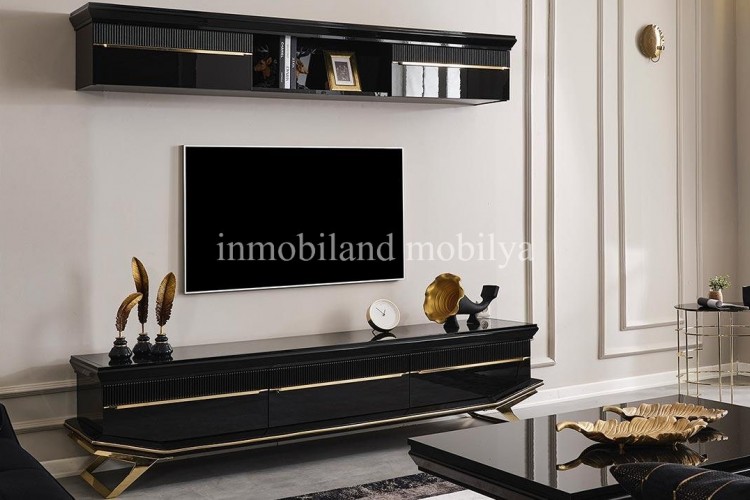 Rio Siyah-Gold  TV Ünitesi
