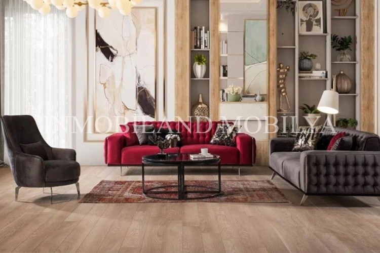 İnci Chester Koltuk Takımı (yataklı)